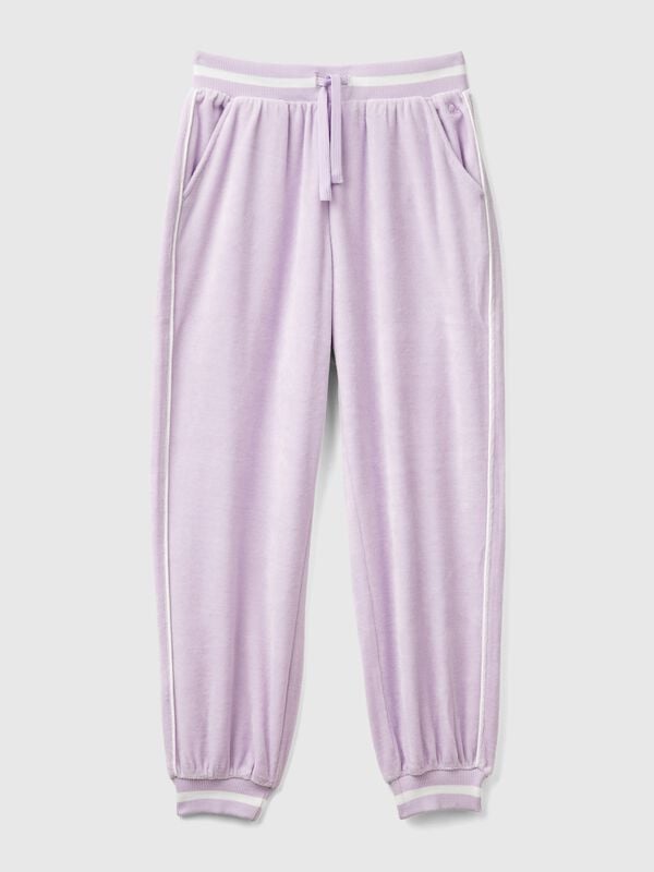 Chenille trousers with drawstring Junior Girl