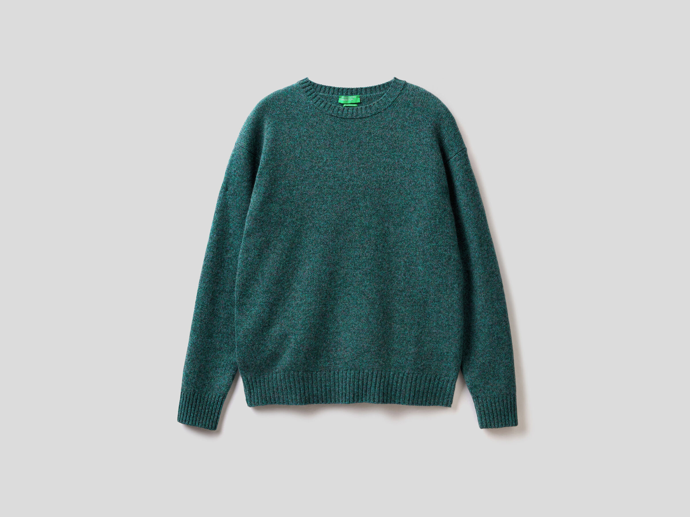 Crew neck sweater in pure Shetland wool image number 5