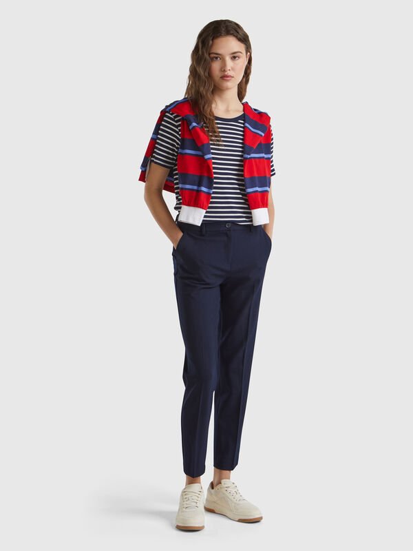 Trousers in fabric Women