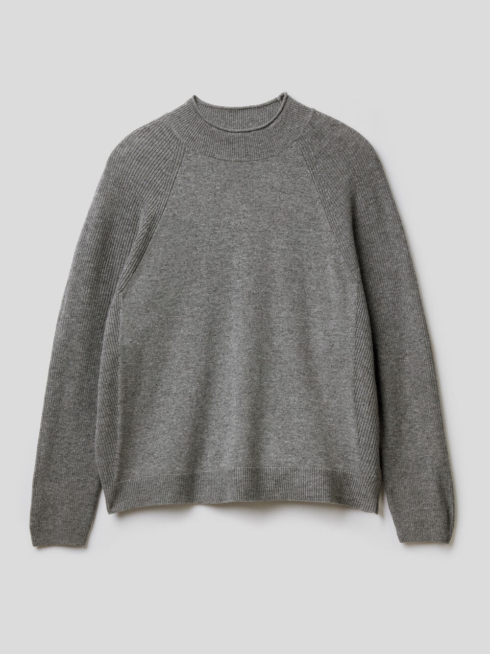 Turtleneck sweater in wool blend image number 1