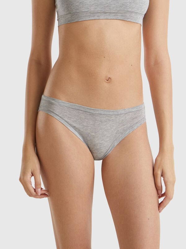 Low rise underwear in super stretch organic cotton Women