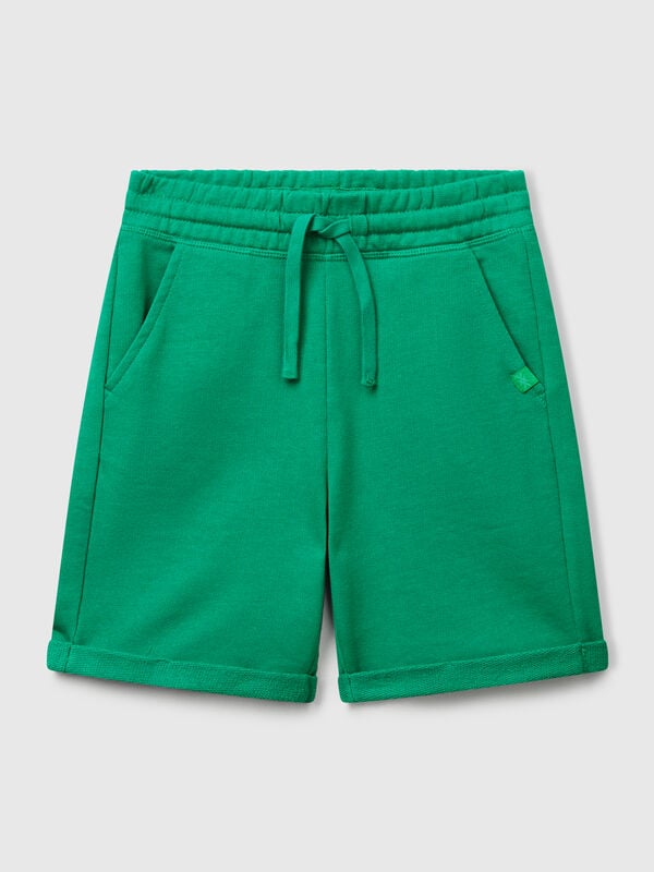 Bermudas in pure cotton sweat Junior Boy