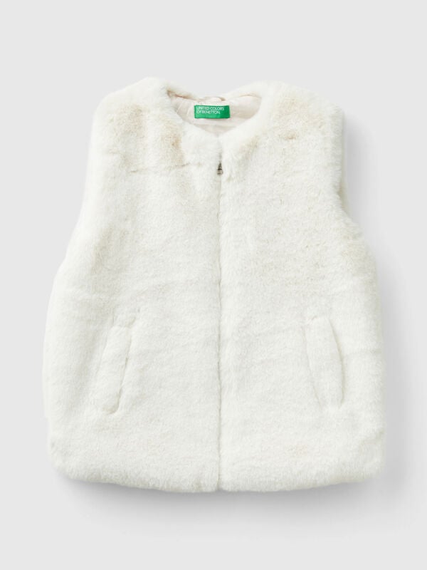 Faux fur vest Junior Girl