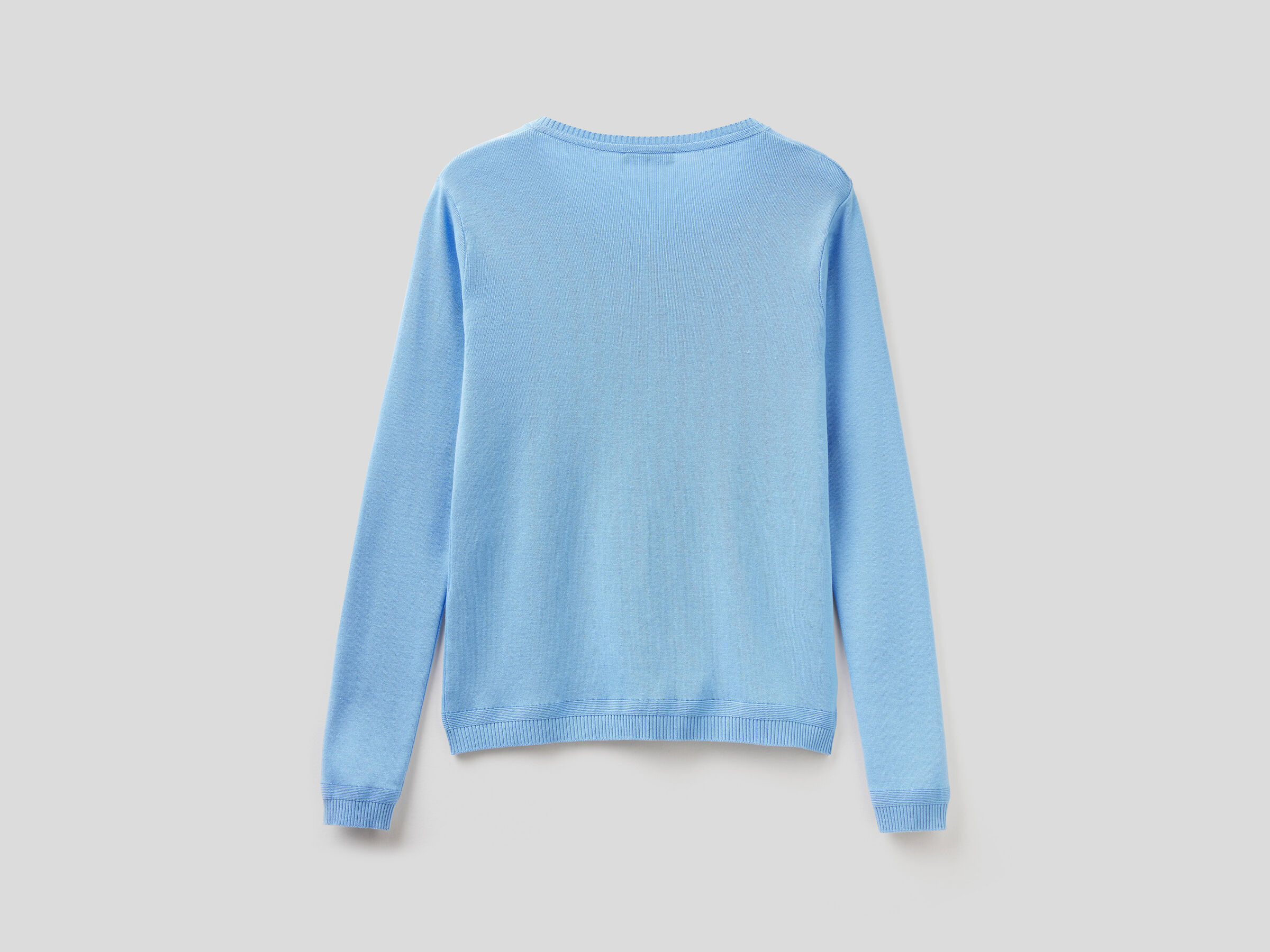Crew neck cardigan in pure cotton image number 5