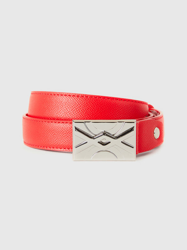 Red thin belt Women