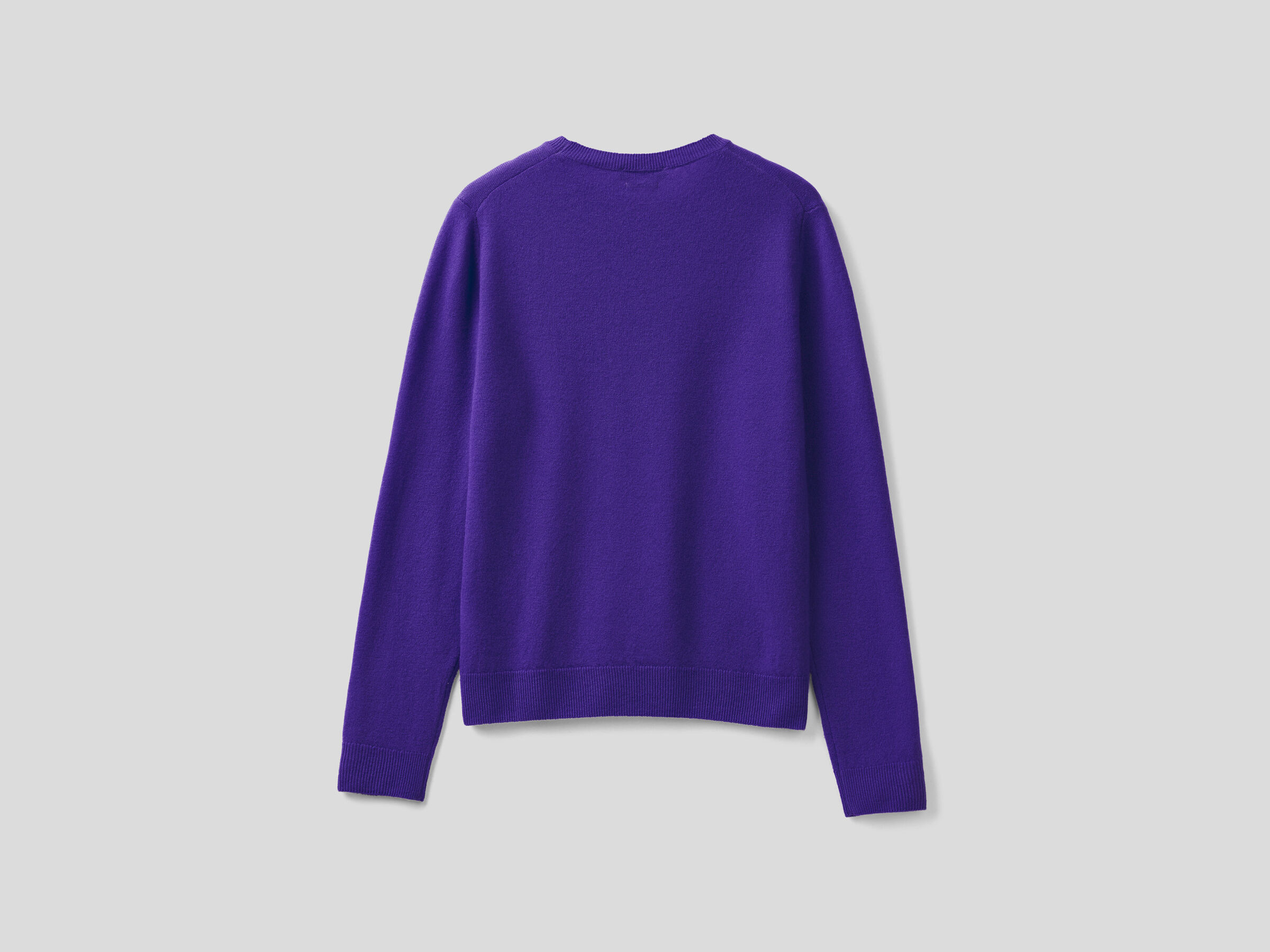 Crew neck sweater in pure virgin wool image number 5
