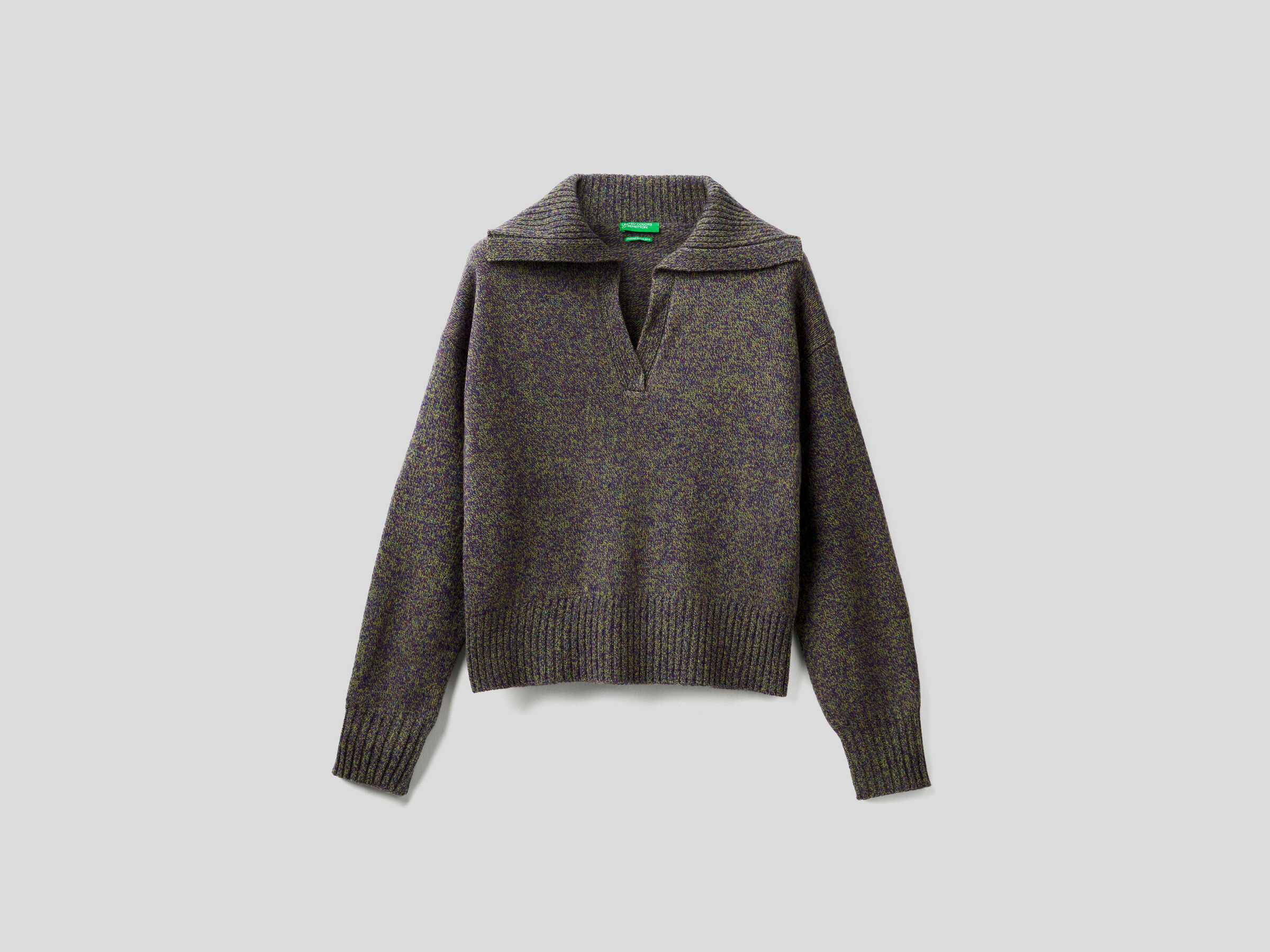 Polo in pure tricot Shetland wool image number 5