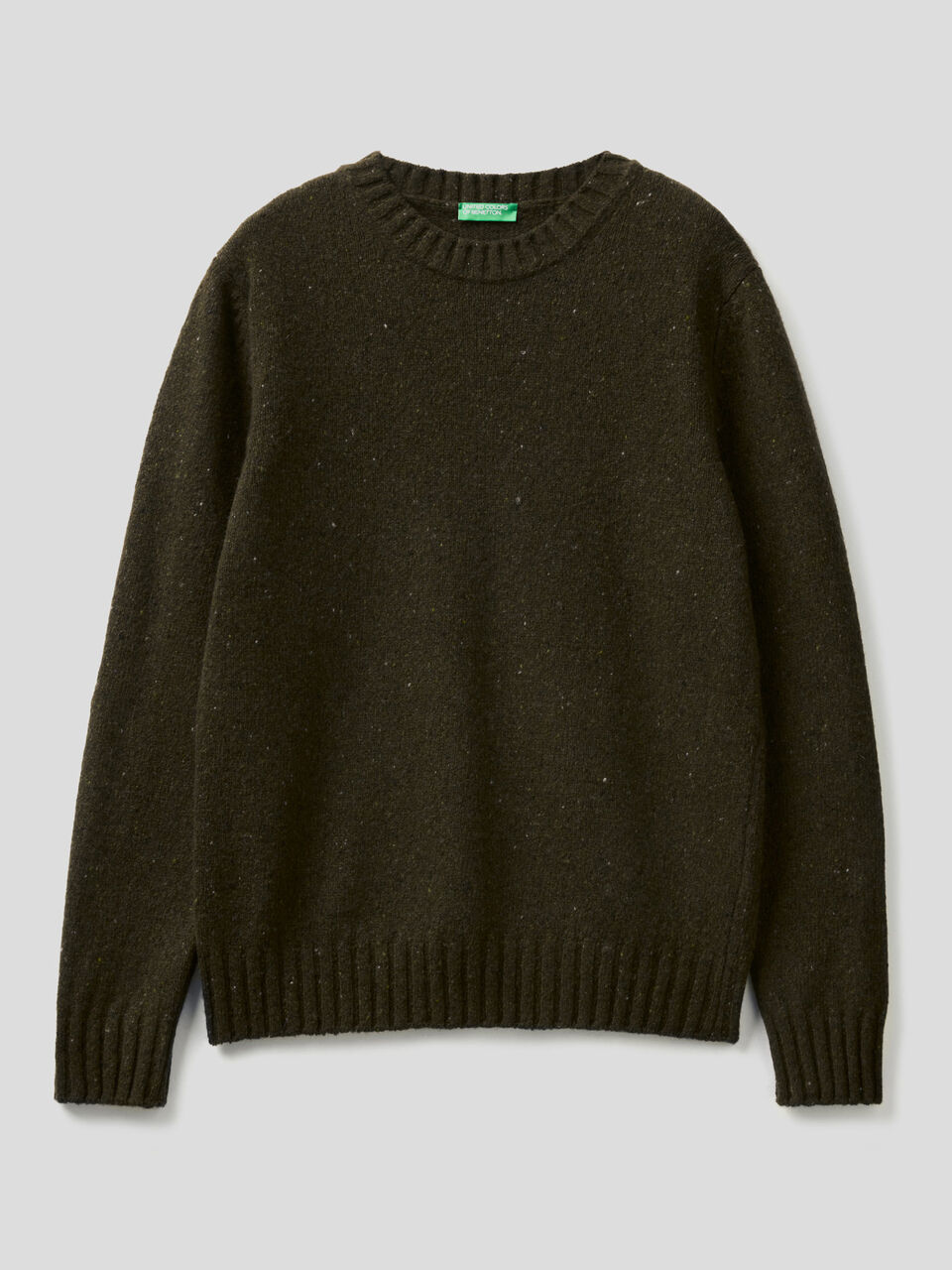 Sweater in wool and viscose blend image number 1