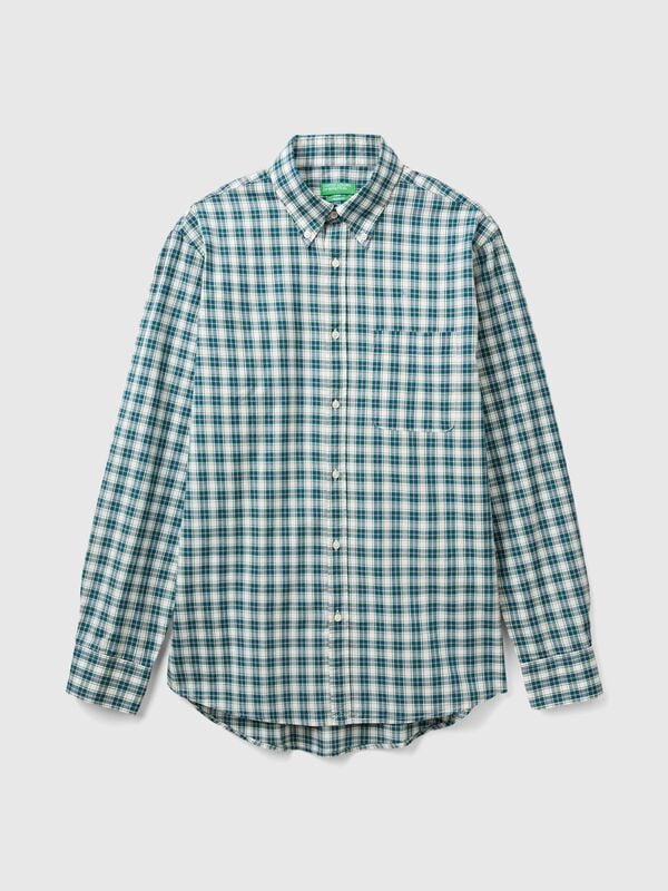 Check button-down shirt Check button-down shirt Men