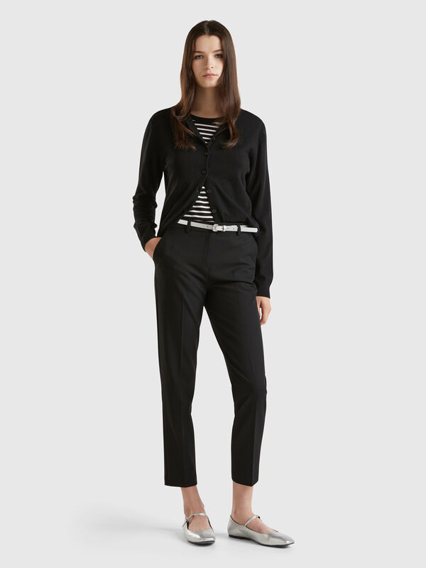 Trousers in fabric Women