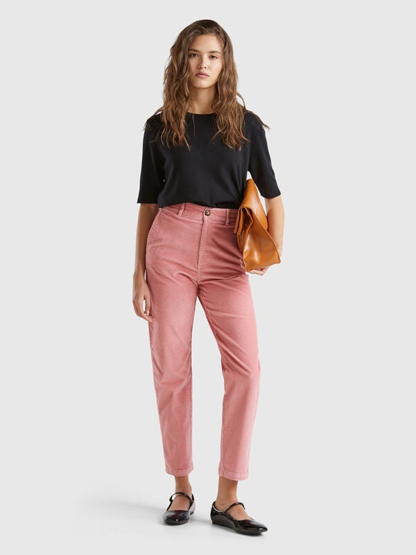 Soft corduroy trousers Women