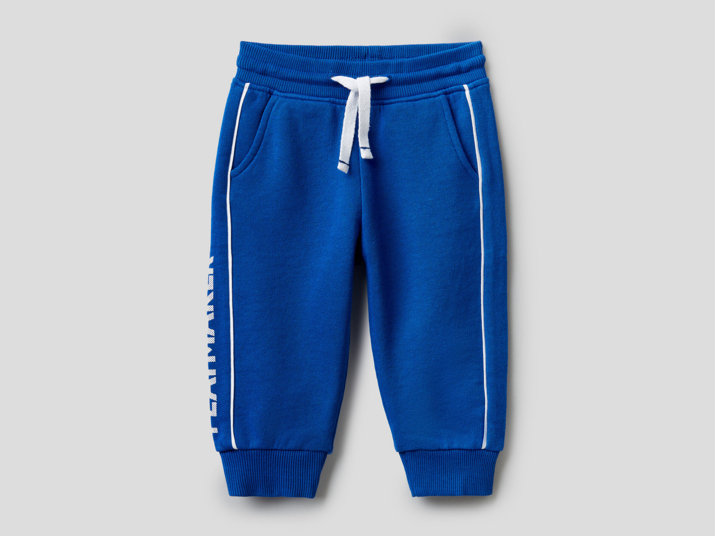 100% cotton sweatpants with print Junior Boy image number 0