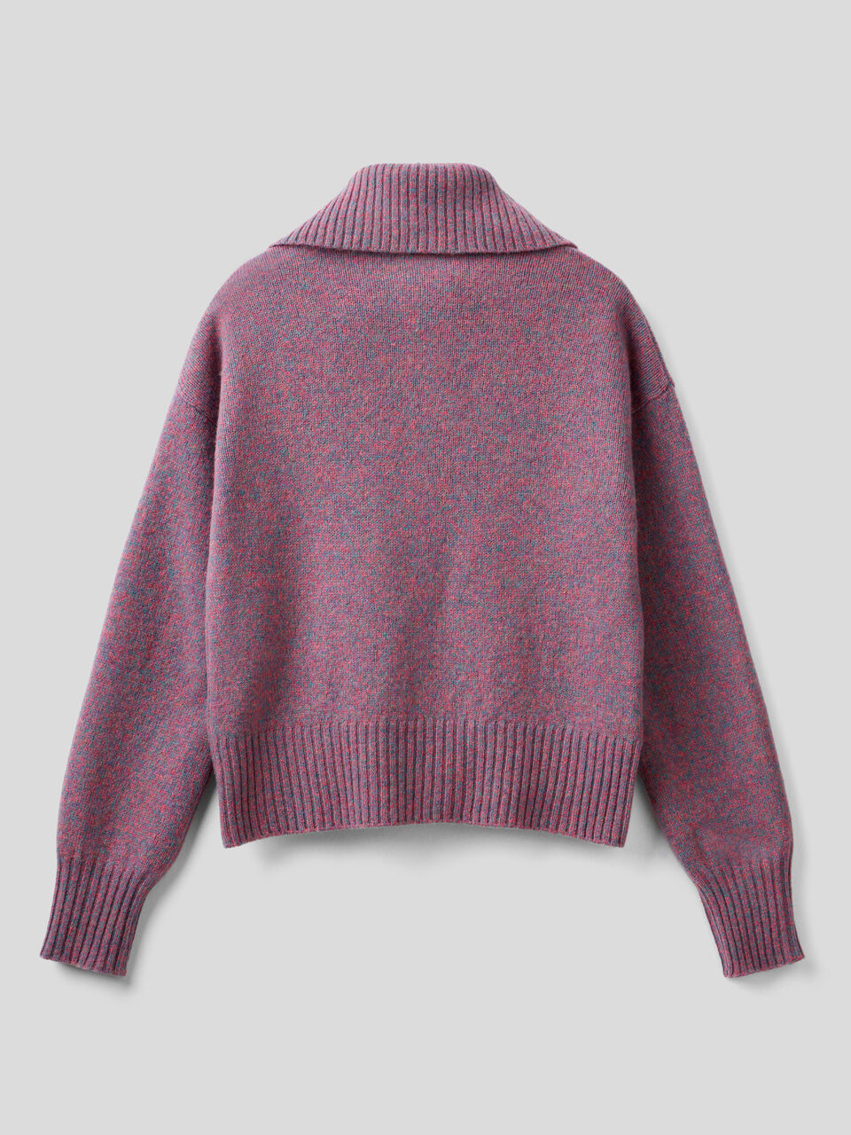 Polo in pure tricot Shetland wool image number 2