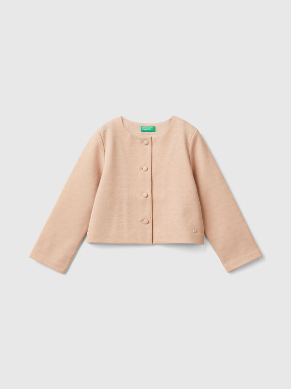 Jacket with lurex Junior Girl