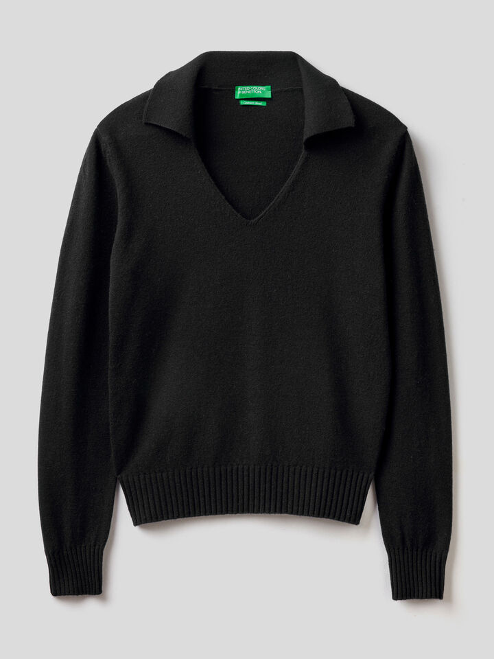 Polo in wool and cashmere image number 1