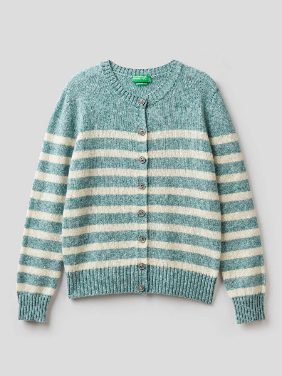 Cardigan in pure Shetland wool image number 1