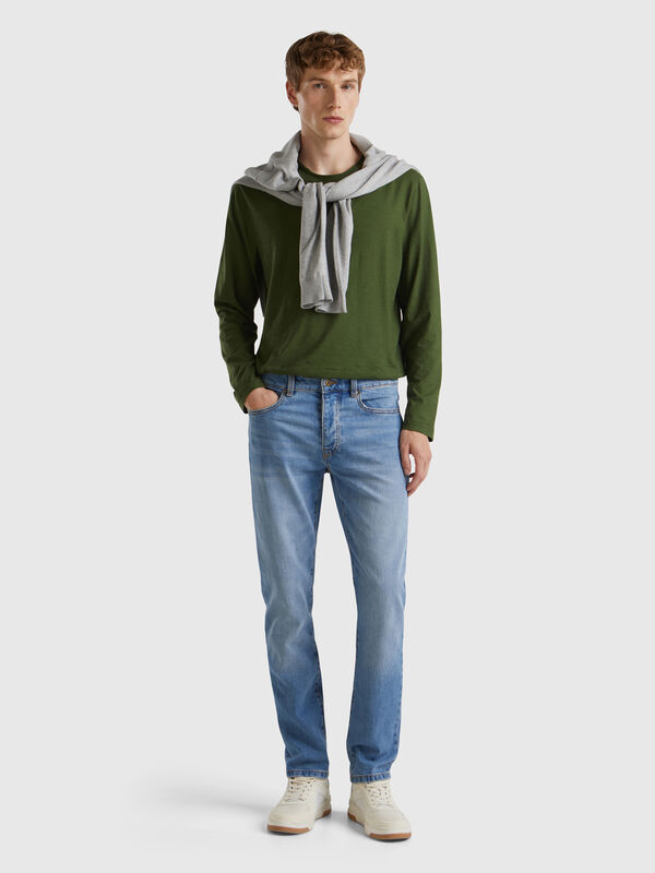 Five pocket slim fit jeans Men