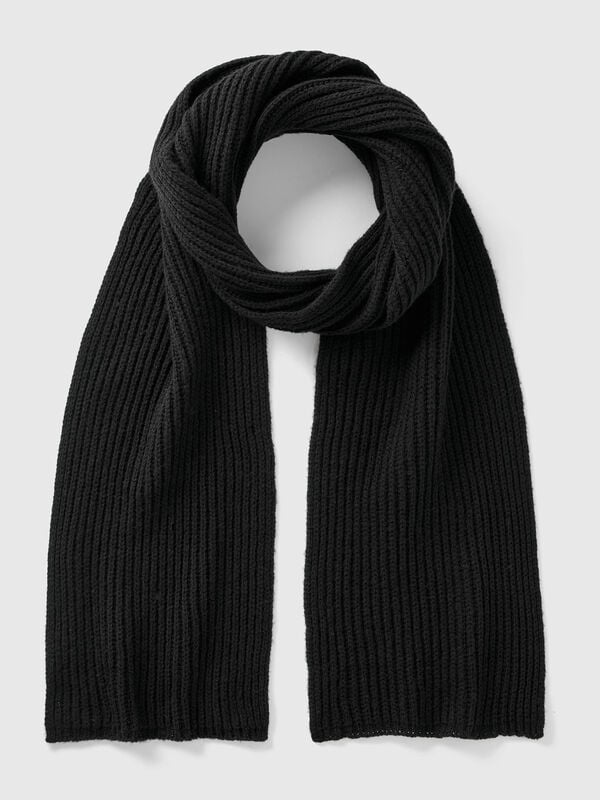 Pure virgin wool scarf Men