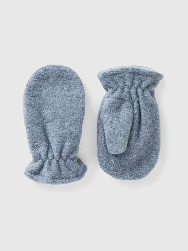 Mittens in lined fleece Junior Boy