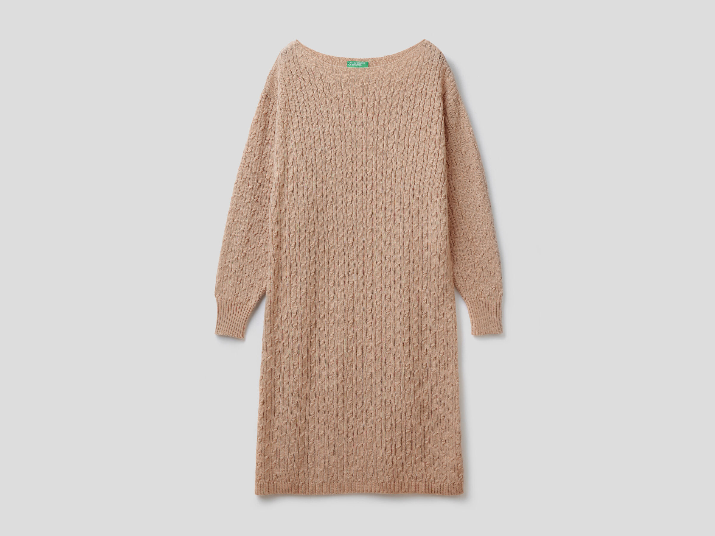 Cable knit midi dress image number 4