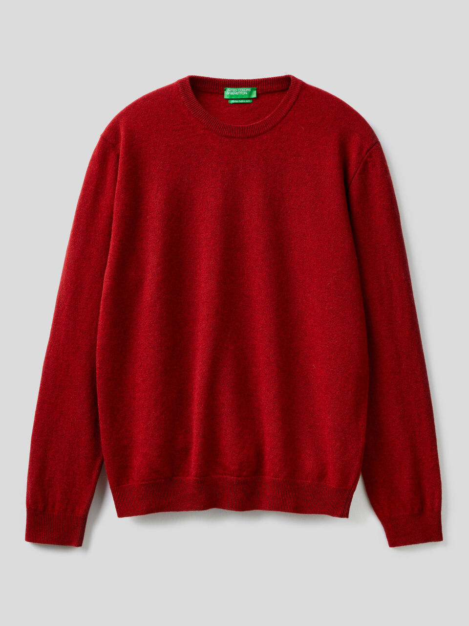 Crew neck sweater in pure virgin wool image number 1