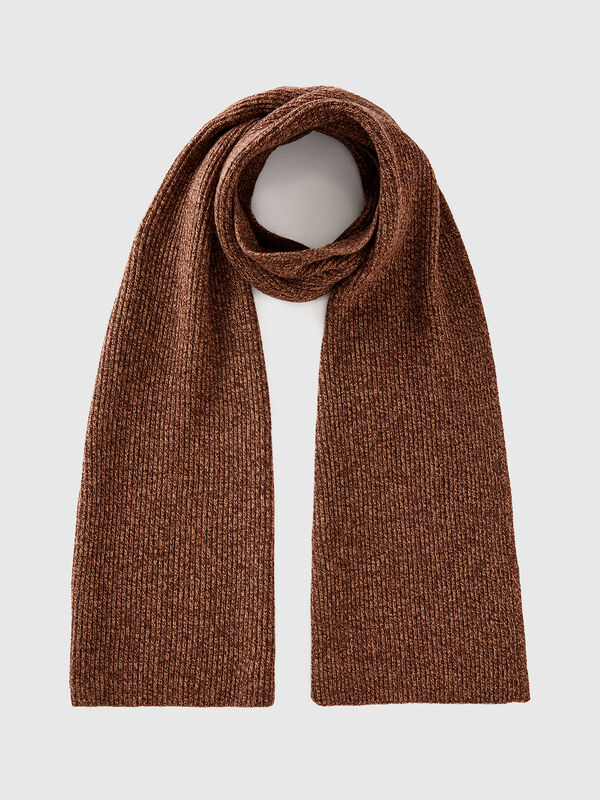 Scarf in wool and cashmere blend Men