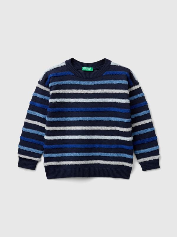 Sweater with multicolored stripes Junior Boy