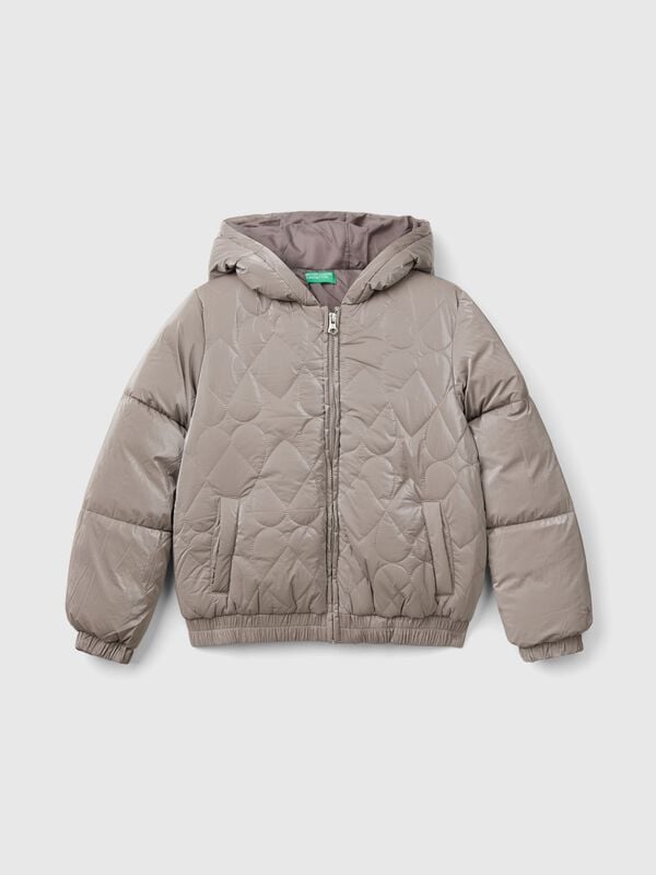 Shiny nylon jacket Junior Girl