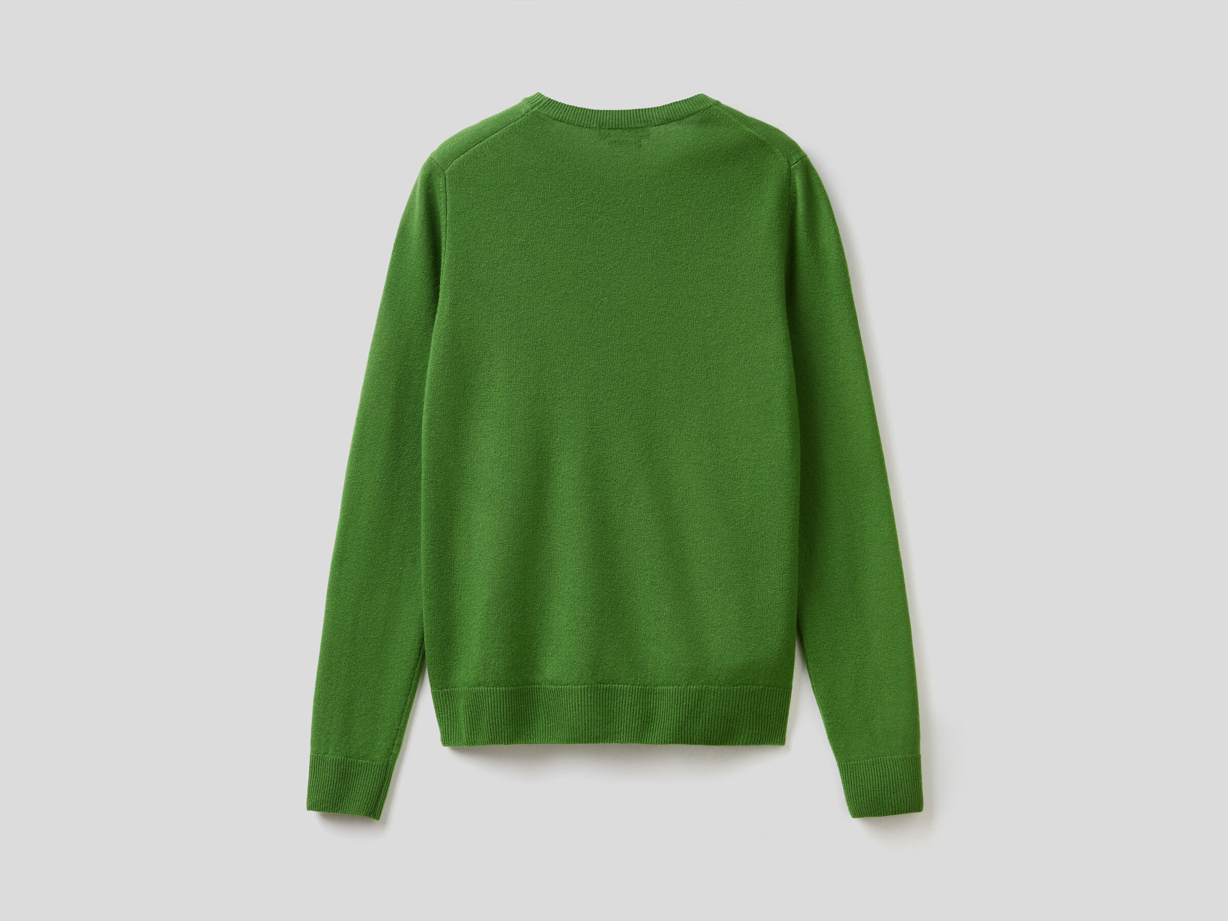 Crew neck sweater in pure virgin wool image number 6