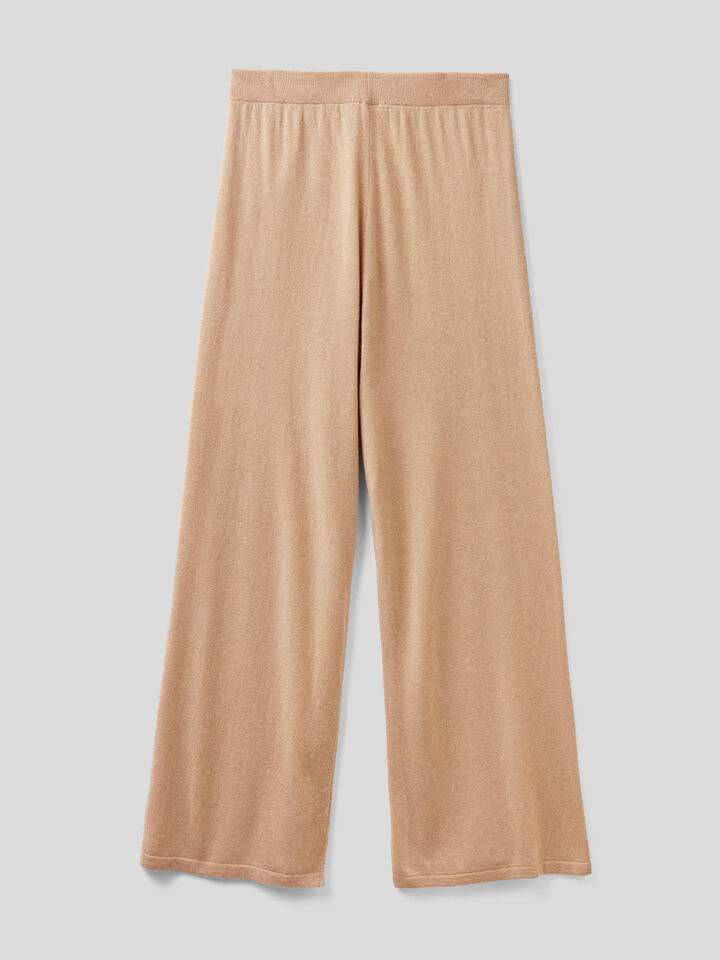 Trousers in wool and cashmere blend image number 2