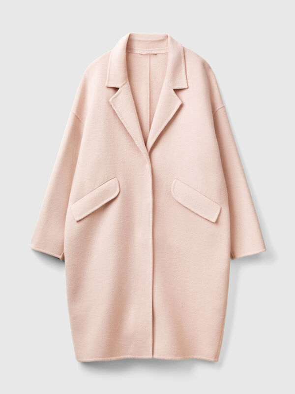Midi coat in wool blend Women
