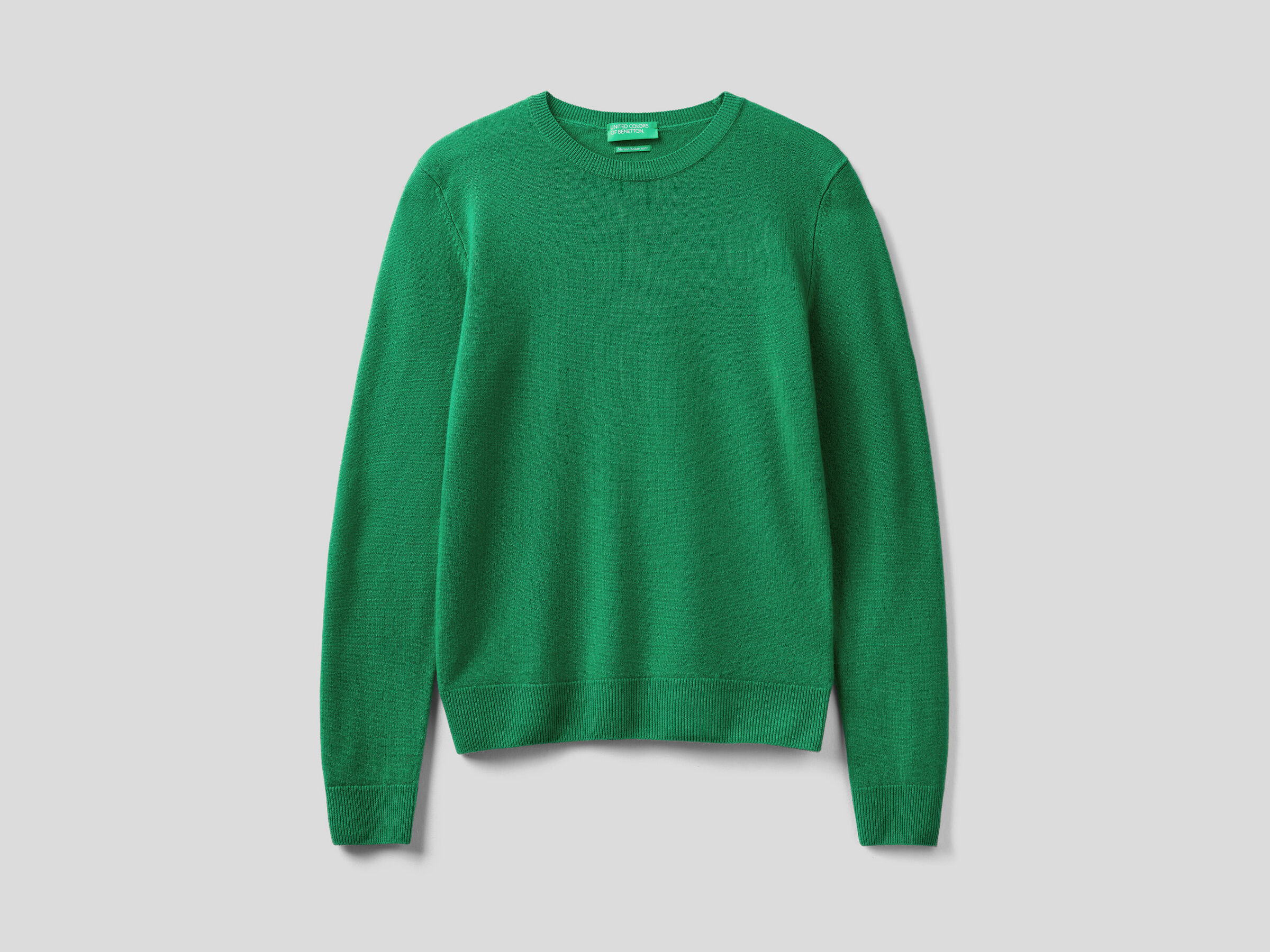 Crew neck sweater in pure virgin wool image number 5