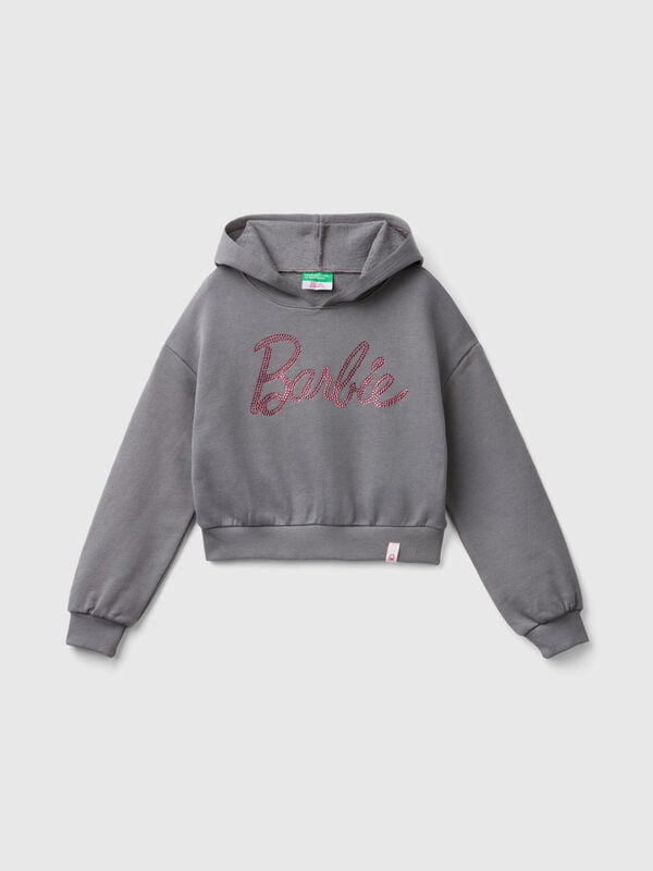 Gray Barbie sweatshirt with rhinestones Junior Girl