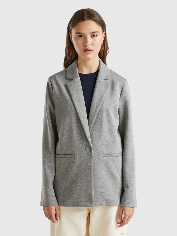 Jacket in stretch Modal blend Women