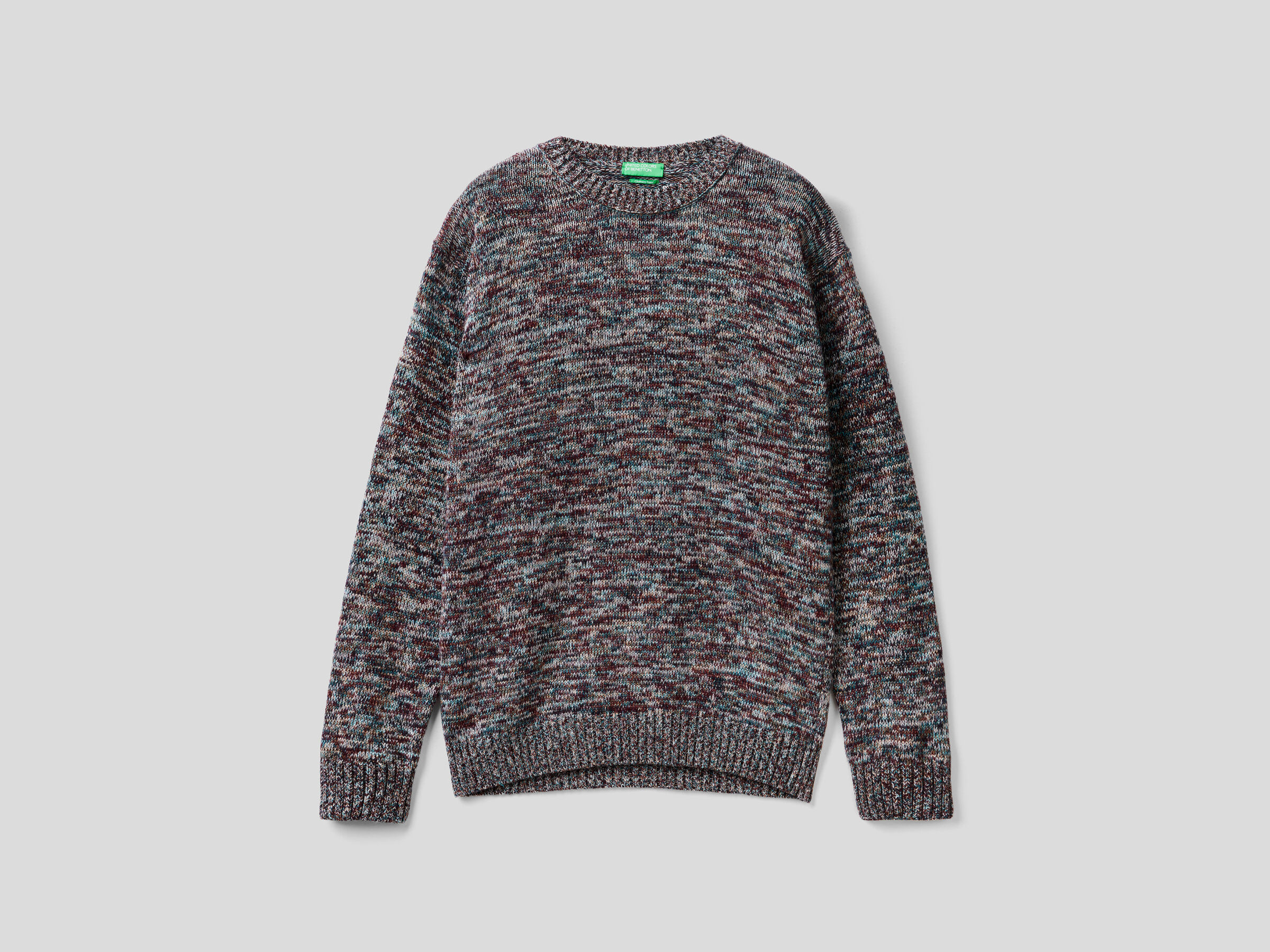 Multicolored sweater in cashmere blend image number 4