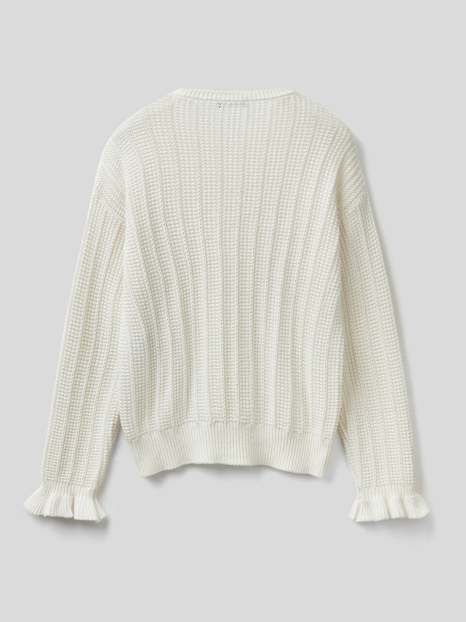 Sweater with rouches and braids image number 2