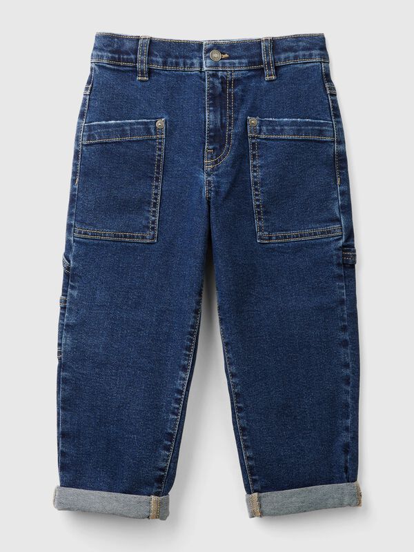 Jeans in recycled cotton blend Junior Boy