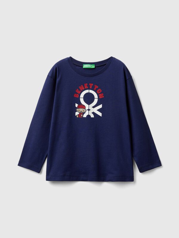 Long sleeve organic cotton t-shirt Junior Boy