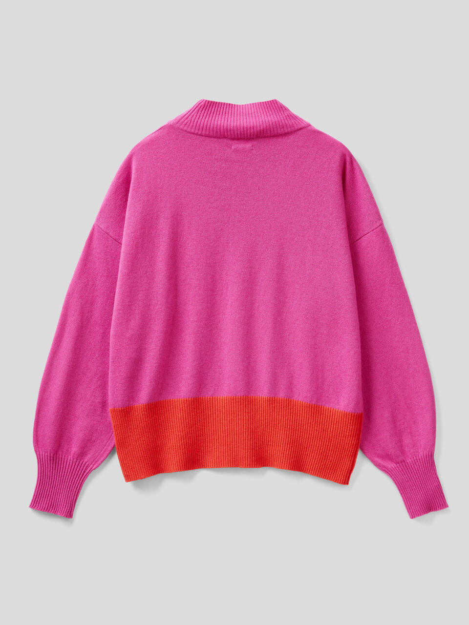 Turtleneck sweater in cashmere blend image number 2
