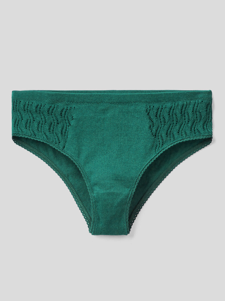 Open knit culottes image number 1