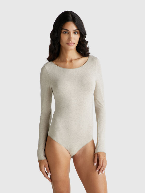 Long sleeve super stretch bodysuit Women