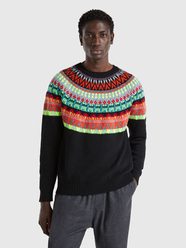 Regular fit Christmas sweater Men
