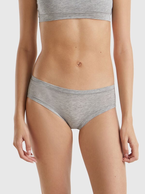 High-rise underwear in super stretch organic cotton Women