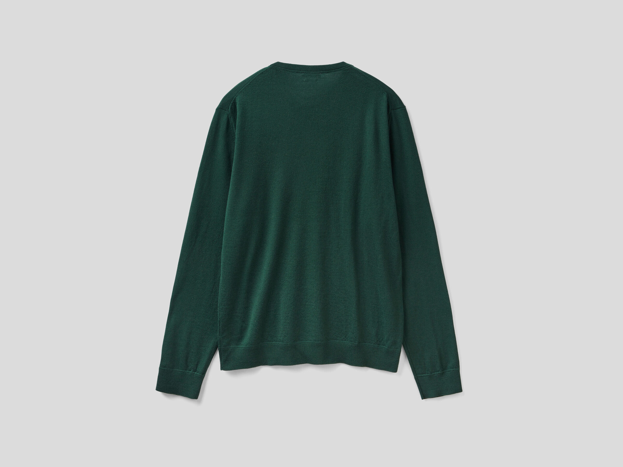Crew neck sweater in pure virgin wool image number 5
