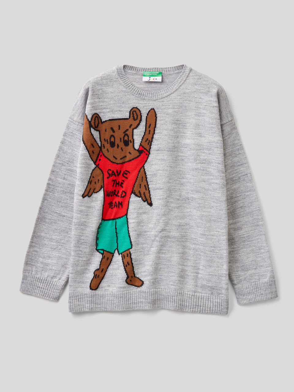 JCCxUCB teddy bear sweater image number 1