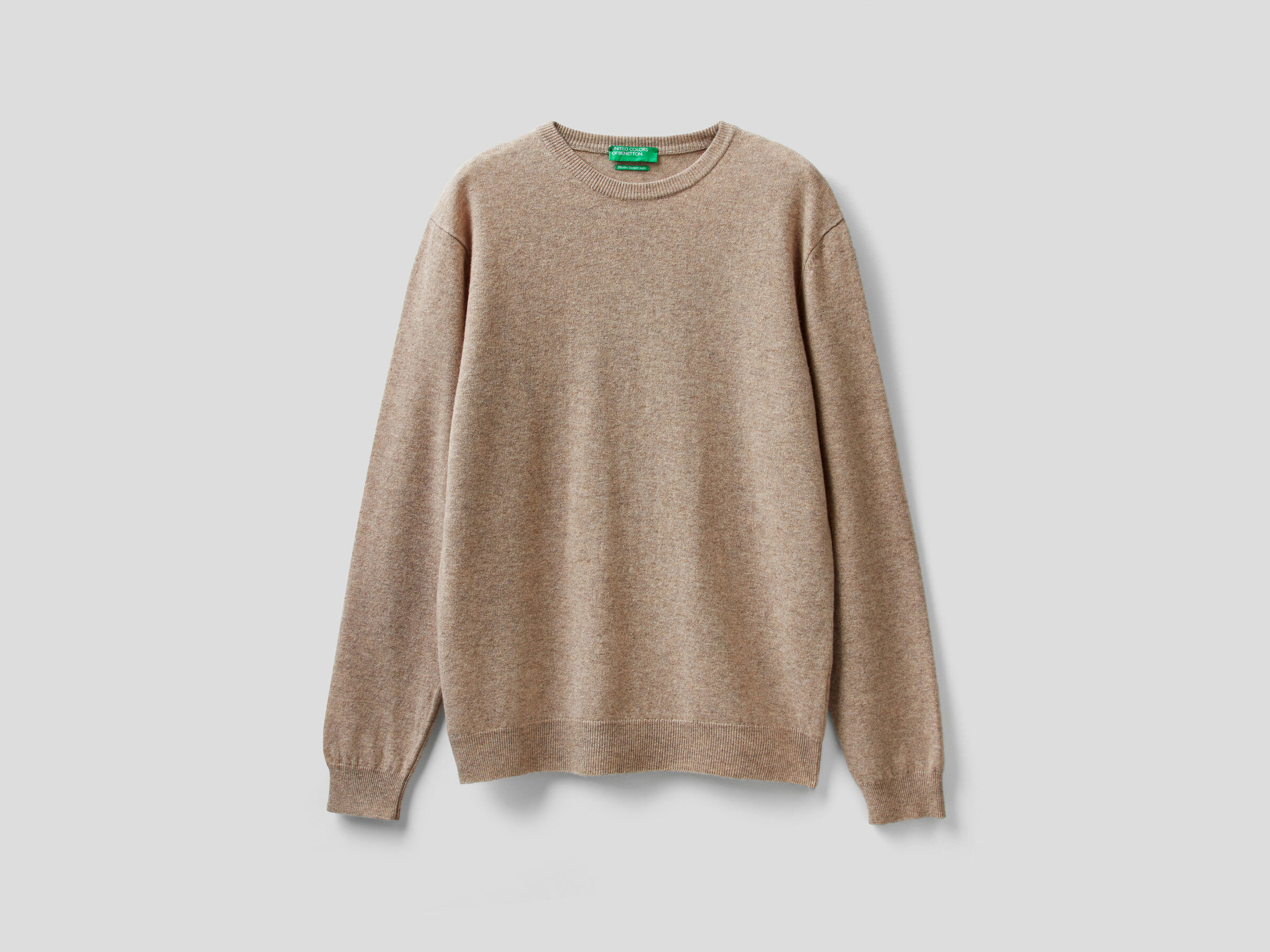 Crew neck sweater in pure virgin wool image number 5