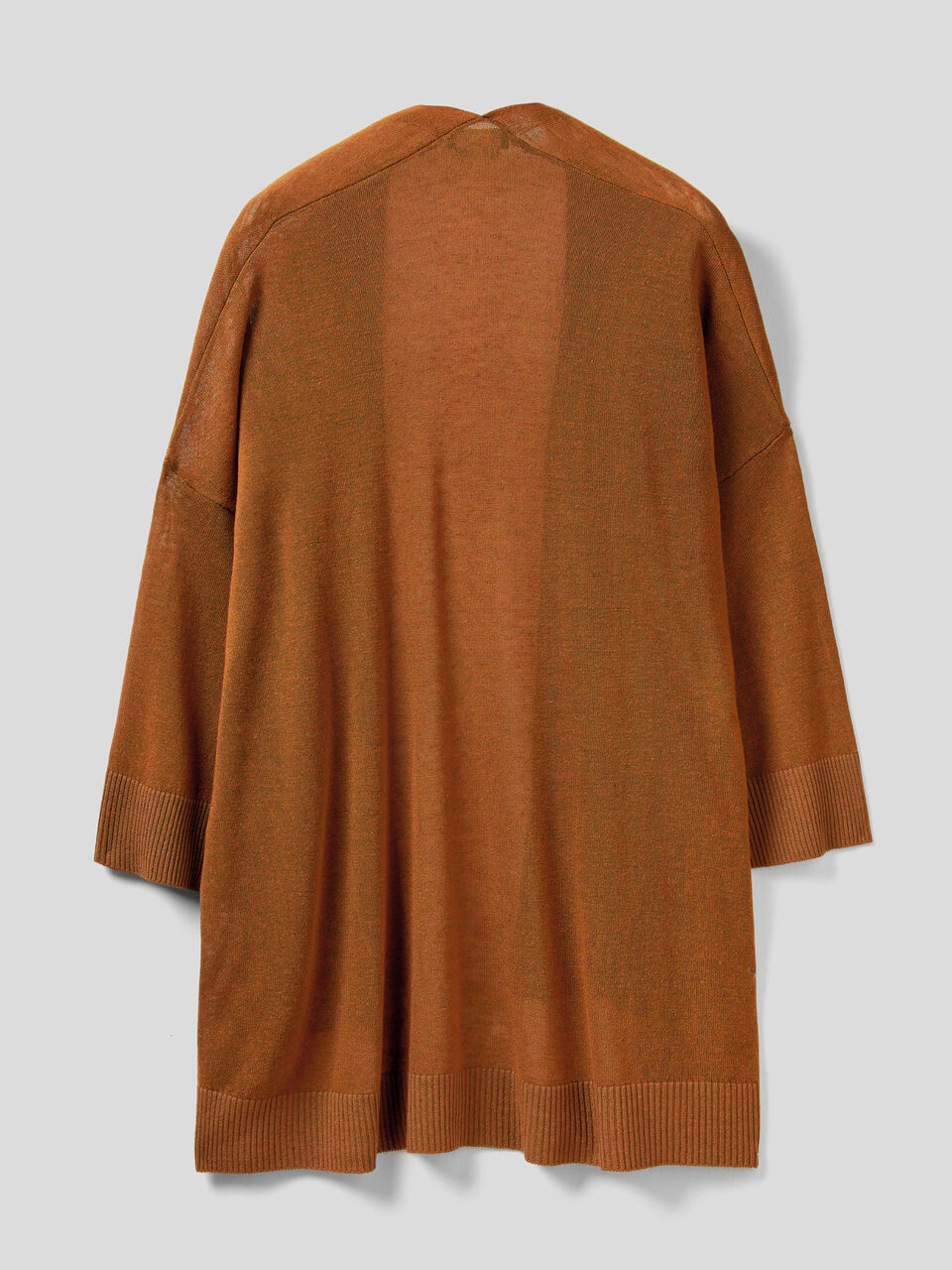 Open cardigan with 3/4 sleeve image number 2
