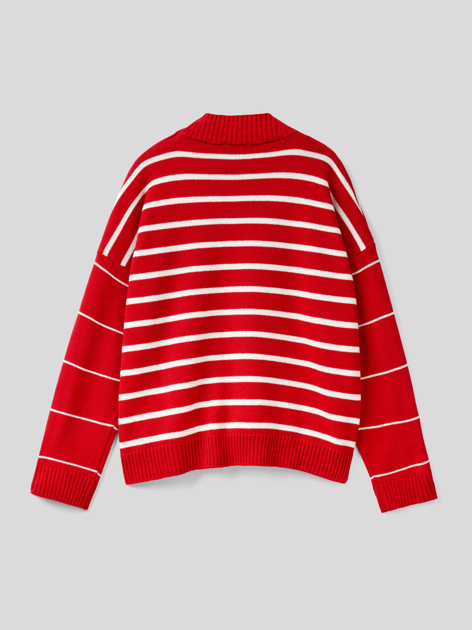 Striped turtleneck sweater image number 2