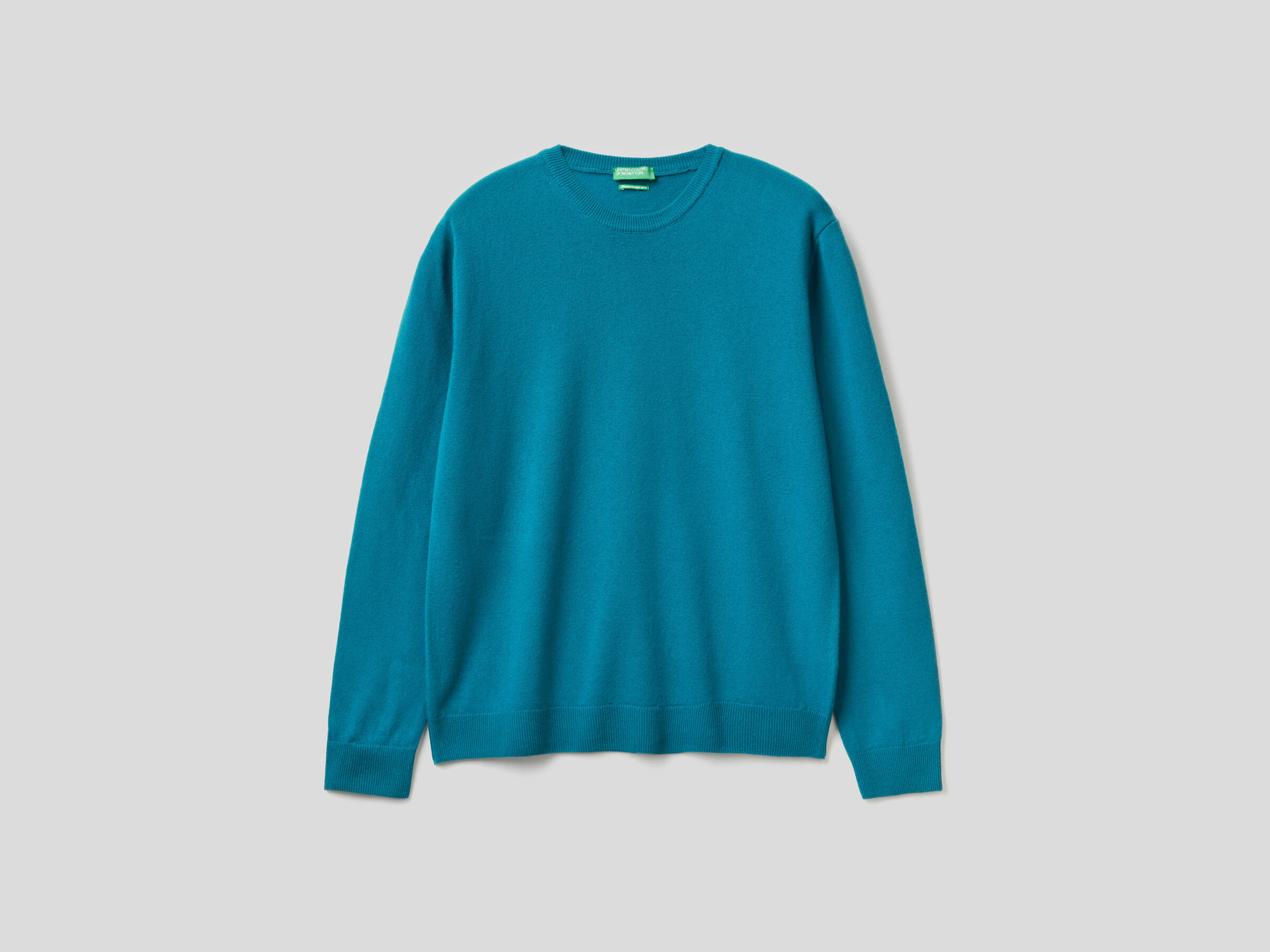 Crew neck sweater in pure virgin wool image number 4
