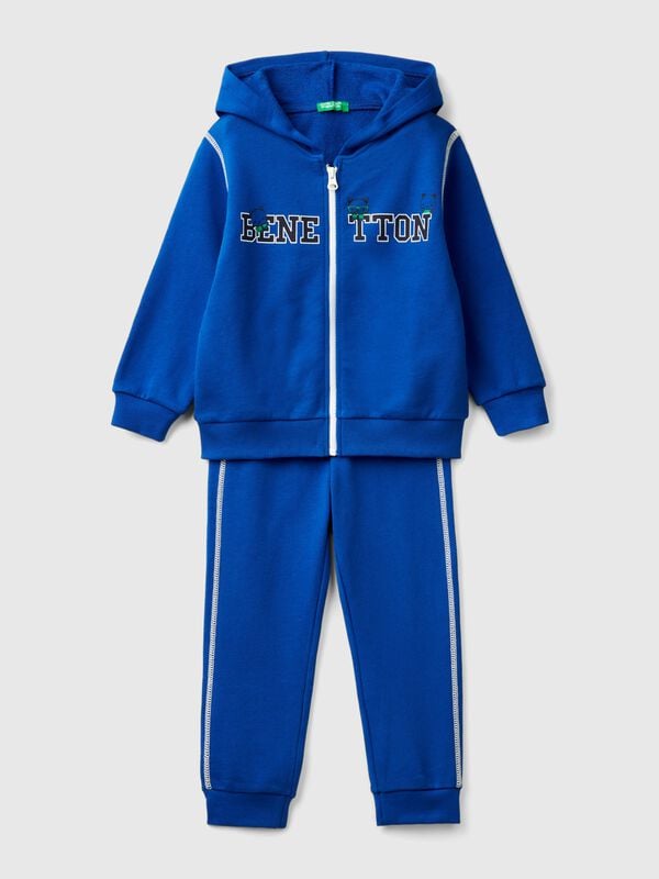 Sweat tracksuit in 100% cotton Junior Boy
